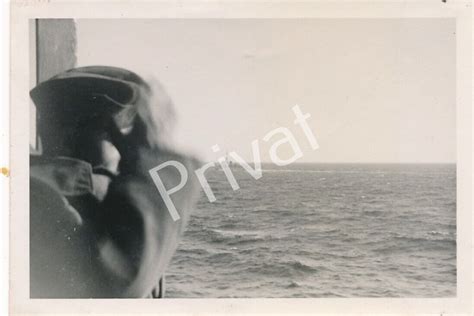 Foto WKII Wehrmacht Kielwasser Minensuchboot Oslo Fjord Norway L1 99 EBay