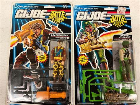 Lot 4 G I Joe GI JOE Battle Crops A Real American Hero Action