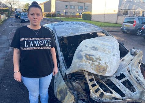 Eight Cars Torched In 45 Minute Crime Spree In Glasgow Bbc News