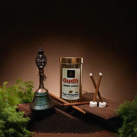 Oudh Dhoop Sticks Grams Puja Perfumery