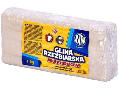 GLINA samoutwardzalna rzeźbiarska biała Astra 460g 13316545015 Allegro pl