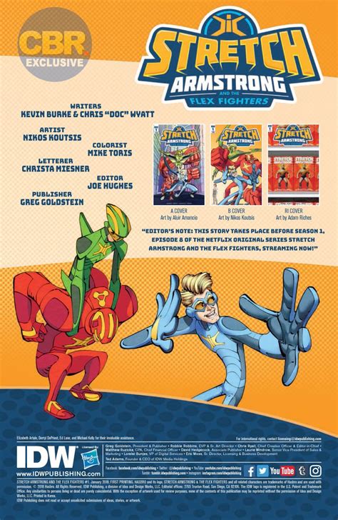 Exclusive Stretch Armstrong And The Flex Fighters By Kevin Burke