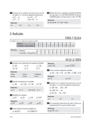 Tema Potencias Y Raices Pdf Descarga Gratuita