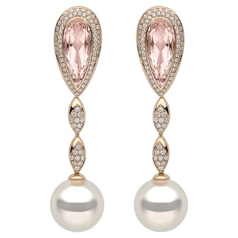 Yoko London South Sea Pearl And Diamond In 18 Karat Yellow Gold