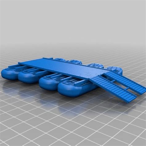 Download Free Stl Files 1 100 Inflatable Pontoon Bridge ・ Cults