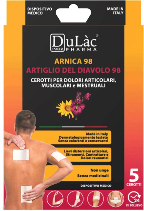 Dul C Cerotti Arnica E Artiglio Del Diavolo Per Dolori Muscolari