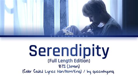 BTS Jimin Serendipity Full Length Edition Color Coded Lyrics Han