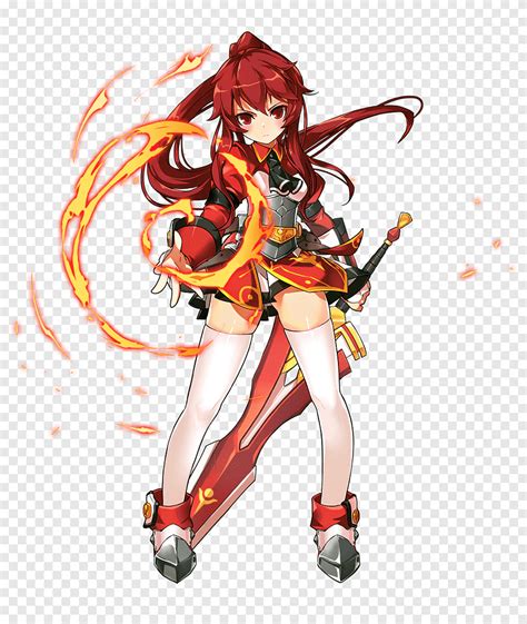 Elsword Elesis Grand Chase Sieghart Game Demonio Juego Cg