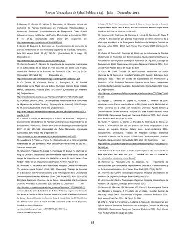 Revista Venezolana De Salud P Blica Volumen N Mero By Luis