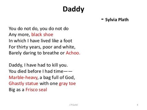 Module-3 American Poetry "Daddy" by Sylvia Plath