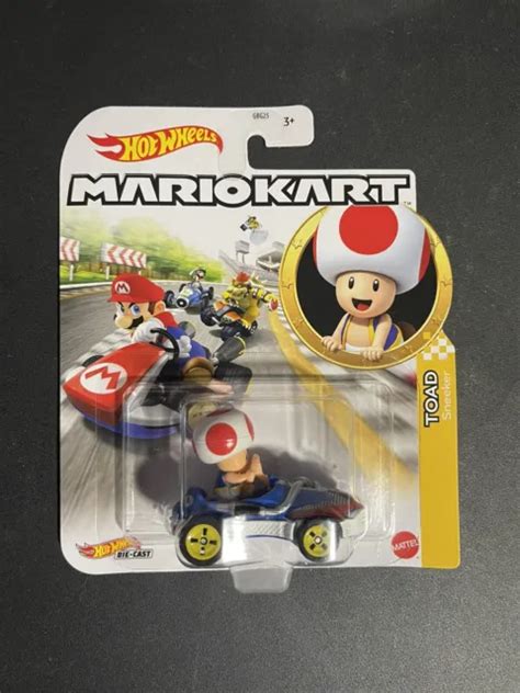 Hot Wheels Mario Kart Toad Mach Kart Picclick Uk