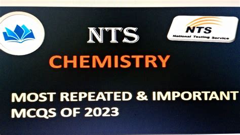 NTS Chemistry MCQS With Answers NTS Chemistry MCQS Test MCQ 2023