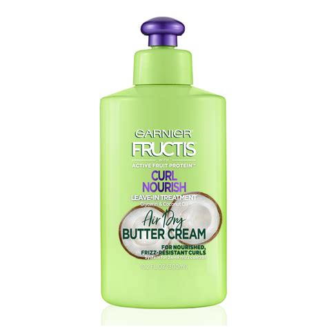 Garnier Fructis Curl Nourish Butter Cream Leave In Conditioner Shop