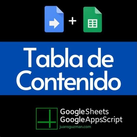 Crear Un Ndice De Hojas En Google Sheets Juansguzman