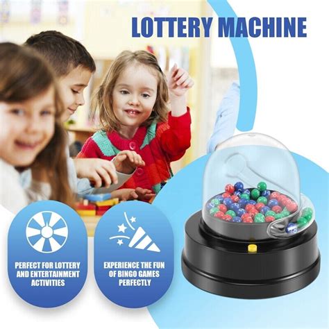 Electric Lucky Lottery Toy Number Picking Machine Lottery Games Shake