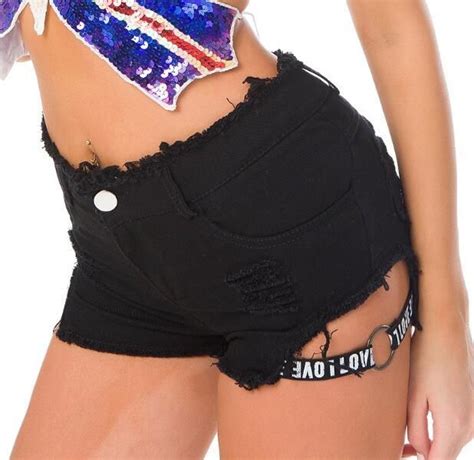 Sexy Bandage Tassel Denim Booty Shorts Vintage Cute Bikini Sexy Jeans Shorts High Waist Micro