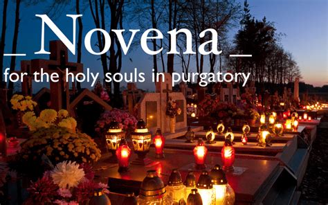 Novena For The Holy Souls In Purgatory Prince Of Peace Catholic