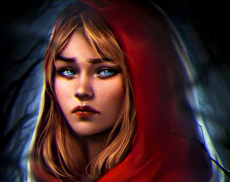 1179x2556px 1080p Free Download Red Riding Hood Art Loputon Girl