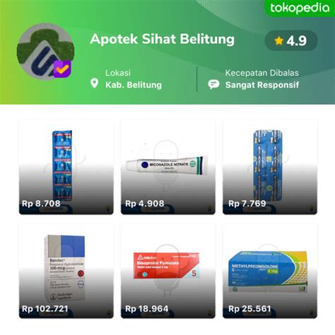 Apotek Sihat Belitung Produk Resmi Terlengkap Tokopedia