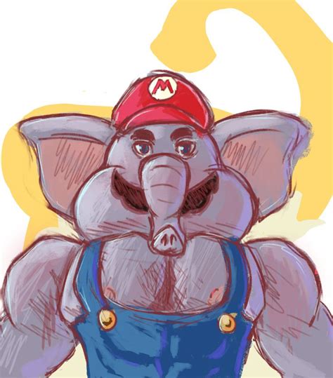 Elephant Mario Super Mario Art Mario Art Super Mario