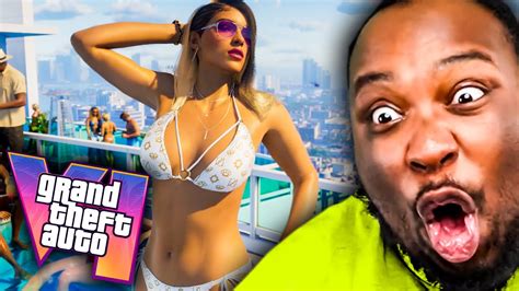 Gta 6 Is Here 😱 Grand Theft Auto Vi Trailer 1 Reaction Youtube