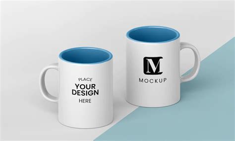 Mockup Caneca Dois Lados Psd Nick Design