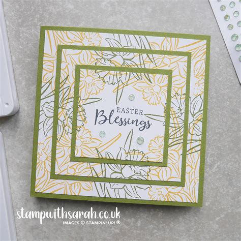 Triple Layer Card With The Daffodil Daydream Bundle Shop For Stampin