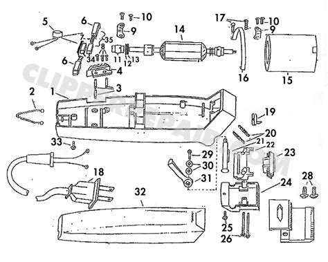 Wahl Clipper Parts Diagram