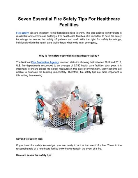 Ppt Seven Essential Fire Safety Tips For Healthcare Facilities