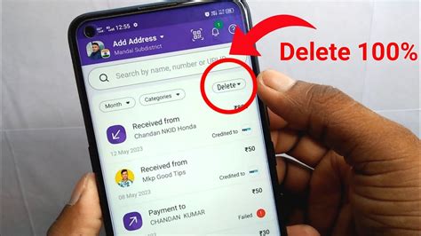 PhonePe Transaction History Delete Kaise Kare How To Delete Phonepe