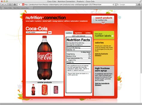 Tabela Nutricional Coca Cola 2 Litros Revoeduca