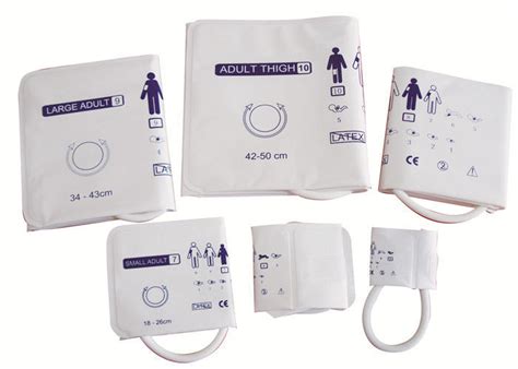 Neonate 4 Disposable Non Invasive Blood Pressure Cuff 15cm Tube Size