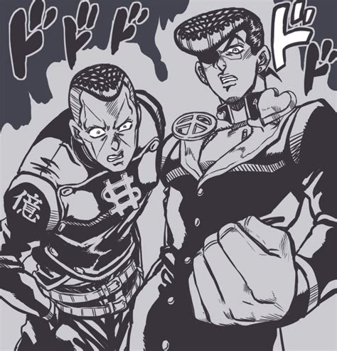 Higashikata Josuke And Nijimura Okuyasu Jojo No Kimyou Na Bouken And 1