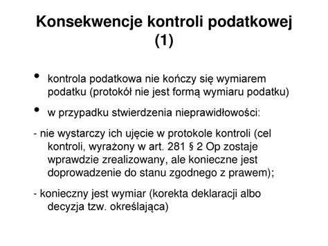 Zakończenie kontroli podatkowej ppt pobierz