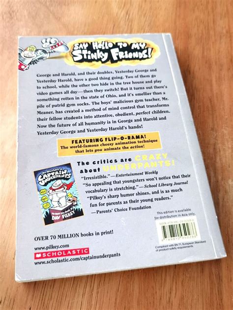 Captain Underpants And The Sensational Saga Of Sir Stinks Alot Epic