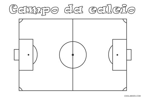 Calcio Da Colorare Disegni Per Bambini Da Stampare