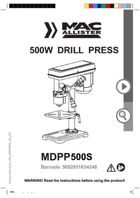 Mac Allister Pressure Washer Manual Volload