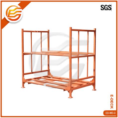 Powder Coating Heavy Duty Warehouse Industrial Stacking Collapsible