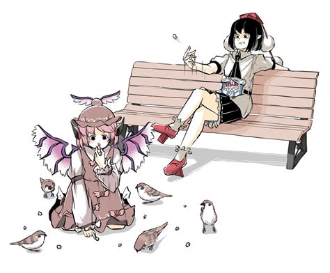 Shameimaru Aya And Mystia Lorelei Touhou Drawn By Peroponesosu