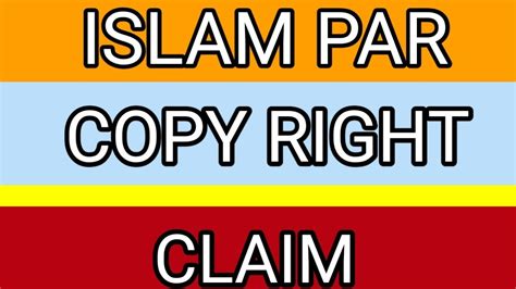 Islam Par Copy Right Claim Sach Baat Official Mufti Yasir Nadeem Al