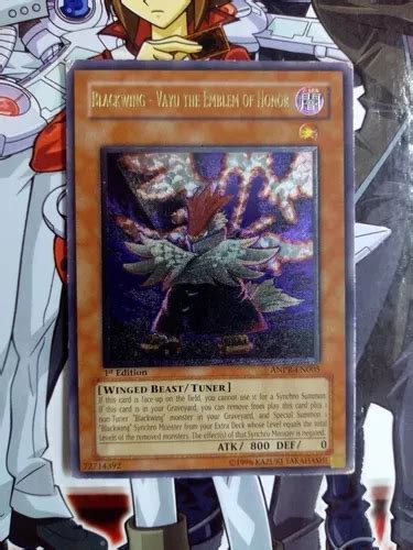 Blackwing Vayu The Emblem Of Honor Anpr Yugioh Mercadolibre