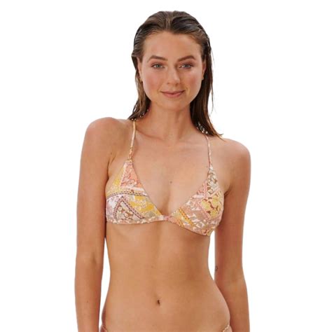 Bikini Top Rip Curl Wanderer Fixed Tri Maroon La Isla Racks Ltda