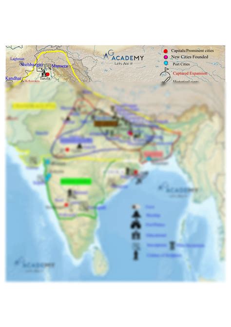 SOLUTION: Magadh kingdom and mauryan empire hq map - Studypool