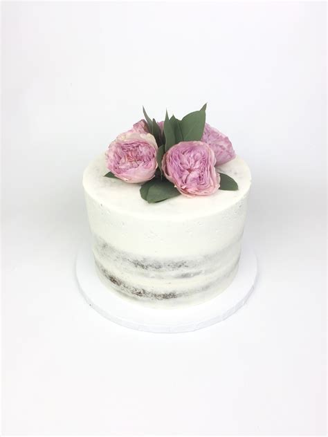 Semi Naked With Florals Rach Makes Cakes