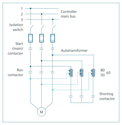 Control Circuit Diagram Of Autotransformer Starter