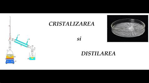 Cristalizarea I Distilarea Metode De Separare A Amestecurilor Youtube