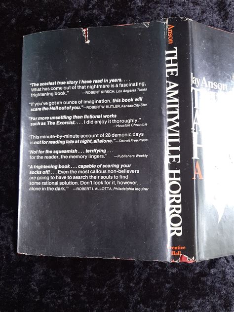 The Amityville Horror A True Story By Anson Jay Fine Hardcover 1977