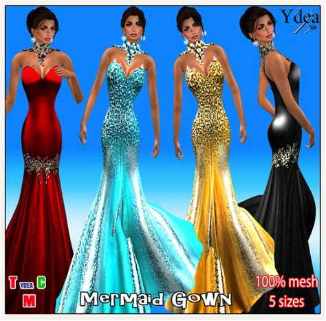 Second Life Marketplace Ydea Mermaid Gown