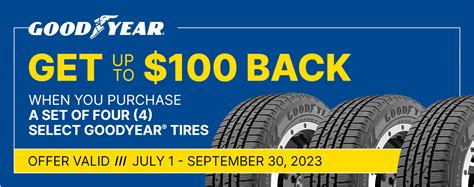 Goodyear Tire Rebate Form 2023 Printable Forms Free Online