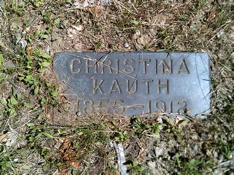 Christina Schuetz Kauth Homenaje De Find A Grave